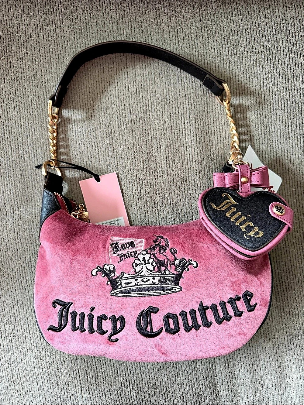 Juicy Couture Juicy Crown Shoulder Chateau Rose